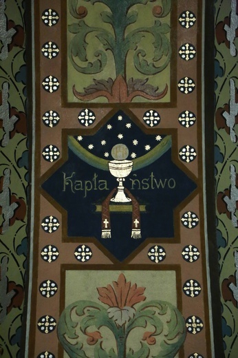 Polichromia kościoła w Lubczy