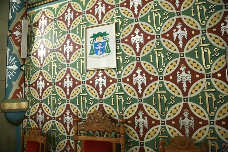 Polichromia kościoła w Lubczy