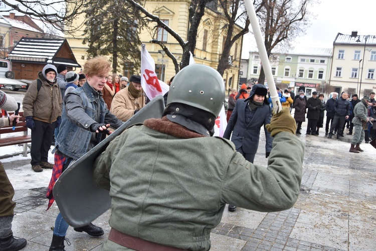 Obchody 40. rocznicy Stanu Wojennego w Nowym Targu 