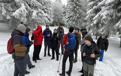 Wyprawa tym razem okazała się dużo trudniejsza z uwagi na śnieg.