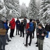 Wyprawa tym razem okazała się dużo trudniejsza z uwagi na śnieg.