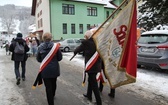 40. rocznica wprowadzenia stanu wojennego i poświęcenia sztandaru "Solidarności" w Rajczy