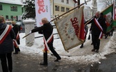 40. rocznica wprowadzenia stanu wojennego i poświęcenia sztandaru "Solidarności" w Rajczy