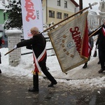 40. rocznica wprowadzenia stanu wojennego i poświęcenia sztandaru "Solidarności" w Rajczy