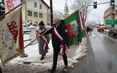 40. rocznica wprowadzenia stanu wojennego i poświęcenia sztandaru "Solidarności" w Rajczy