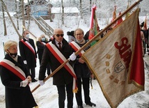 40. rocznica wprowadzenia stanu wojennego i poświęcenia sztandaru "Solidarności" w Rajczy