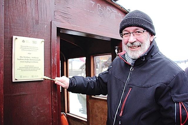 – Ten wpis to uhonorowanie wieloletniej pracy zespołu różnych ludzi, którzy pływają po Wiśle – powiedział ks. Jacek Dzikowski, proboszcz parafii w Słomczynie.