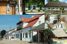 Wieś, dwór i miasteczko to triada z lubelskiego skansenu.