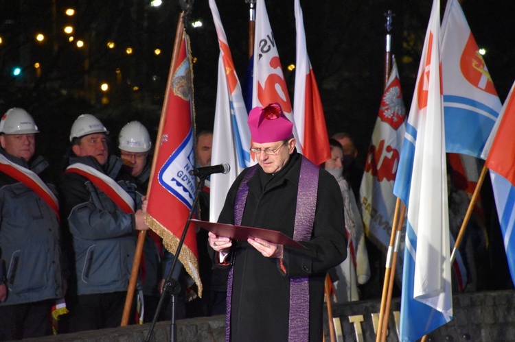 Porannne uroczystości rocznicy Grudnia '70 w Gdyni