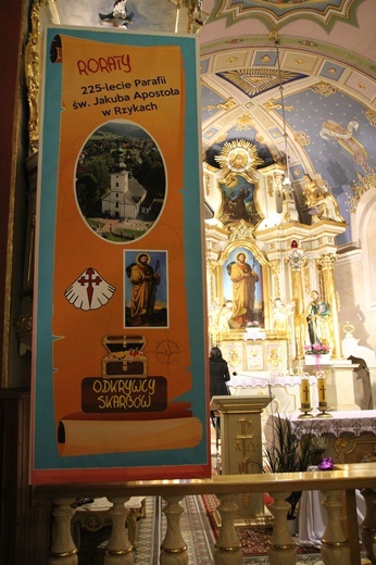 Roraty na 225-lecie parafii św. Jakuba w Rzykach - 2021
