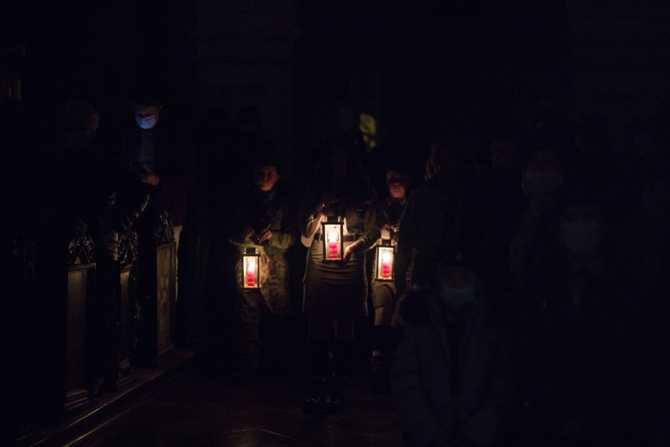 Betlejemskie Światełko Pokoju w Sandomierzu