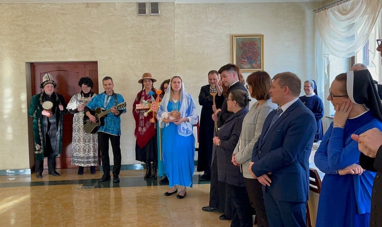 Tarnów. Kolędnicy misyjni w kurii