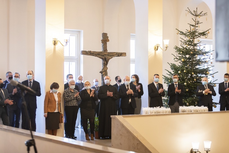 Spotkanie przedświąteczne w Kurii