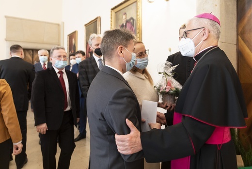 Spotkanie przedświąteczne w Kurii