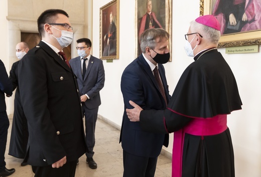 Spotkanie przedświąteczne w Kurii