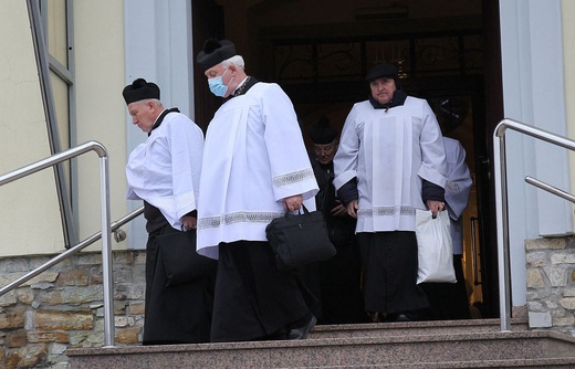 Uroczystości pogrzebowe śp. ks. kan. Stanisława Maślanki w Bielsku-Białej Lipniku