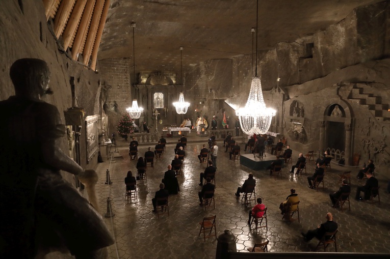 Górnicy wieliccy powitają Dzieciątko