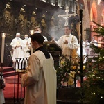 Pasterka 2021 w katedrze wrocławskiej.