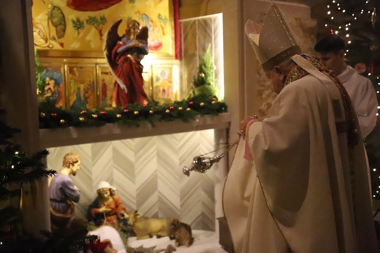 Pasterka w Sanktuarium św. Jana Pawła II w Krakowie 2021