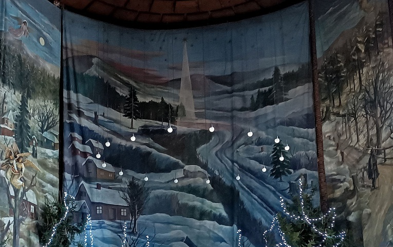 Szopka w kościele św. Józefa w Zabrzu