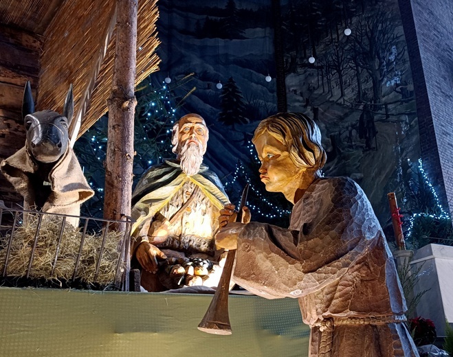 Szopka w kościele św. Józefa w Zabrzu