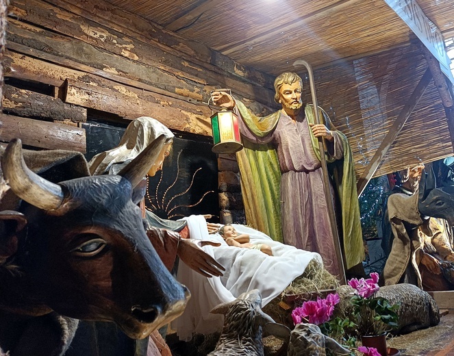 Szopka w kościele św. Józefa w Zabrzu