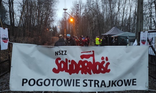 Region. Górnicy rozpoczęli blokadę wysyłki węgla z kopalń Polskiej Grupy Górniczej do elektrowni