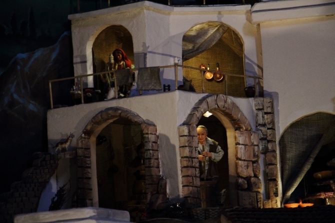 Szopka w sanktuarium pasyjno-maryjnym w Kalwarii Zebrzydowskiej