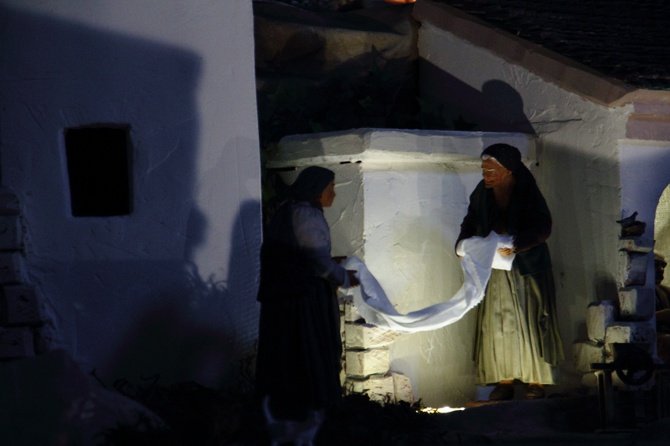 Szopka w sanktuarium pasyjno-maryjnym w Kalwarii Zebrzydowskiej