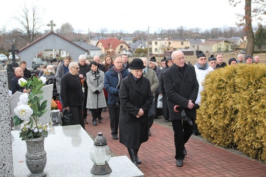 Uroczystości pogrzebowe ks. prał. Feliksa Formasa w Hecznarowicach