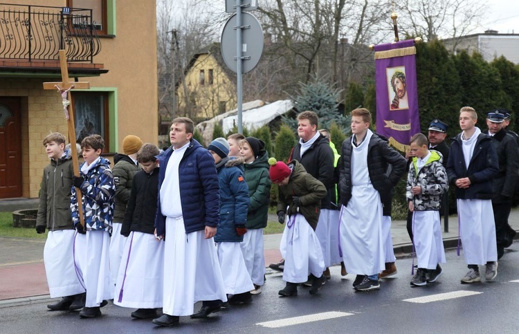 Uroczystości pogrzebowe ks. prał. Feliksa Formasa w Hecznarowicach