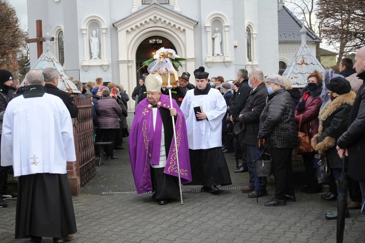 Uroczystości pogrzebowe ks. prał. Feliksa Formasa w Hecznarowicach