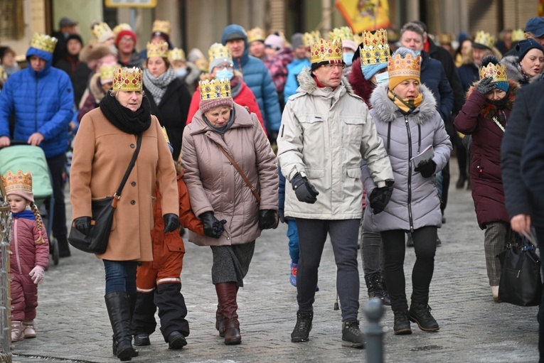Orszak Trzech Króli 2022 w Wałbrzychu