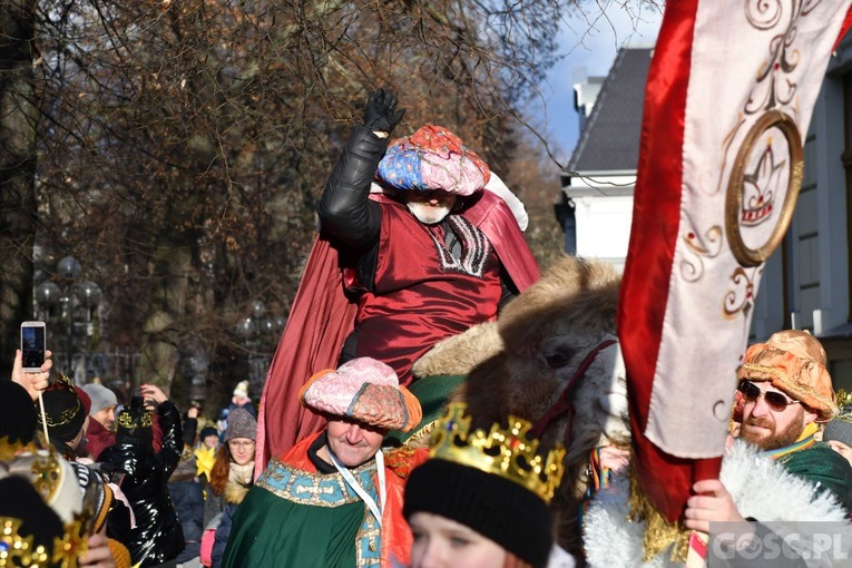 Uliczne jasełka w Winnym Grodzie