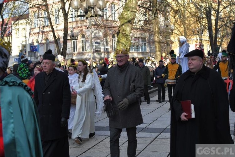 Uliczne jasełka w Winnym Grodzie