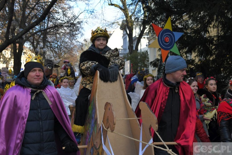 Uliczne jasełka w Winnym Grodzie