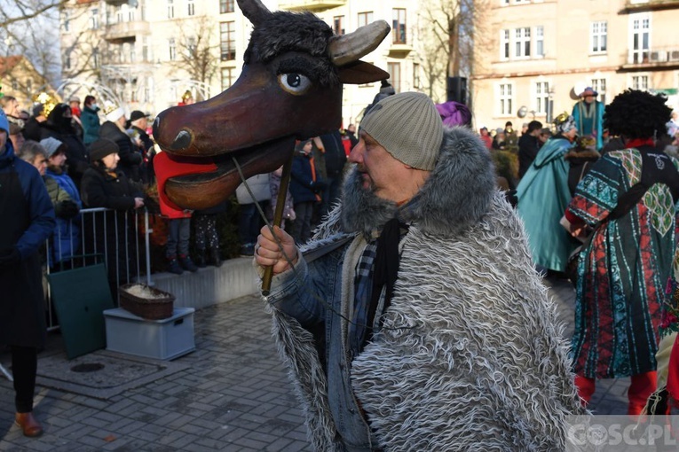 Uliczne jasełka w Winnym Grodzie