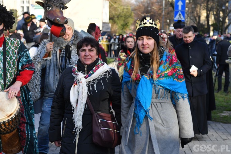 Uliczne jasełka w Winnym Grodzie