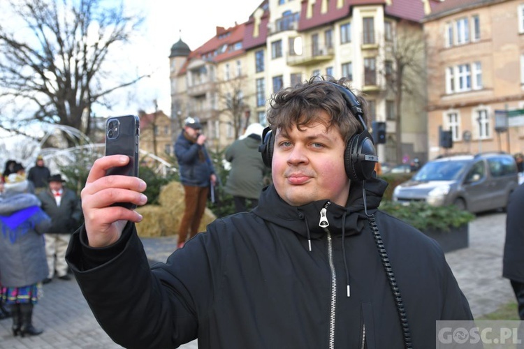 Uliczne jasełka w Winnym Grodzie