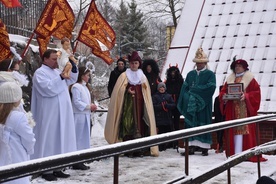 Mszę św. poprzedziła inscenizacja przygotowana przez dzieci i młodzież.