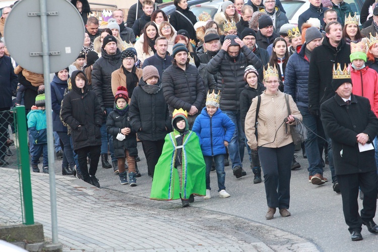 Orszak Trzech Króli w Trzcianie k. Bochni