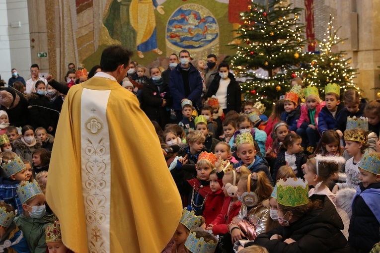 Orszak Trzech Króli w sanktuarium św. Jana Pawła II