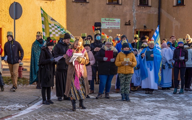 Orszak Trzech Króli 2022 w Mieroszowie