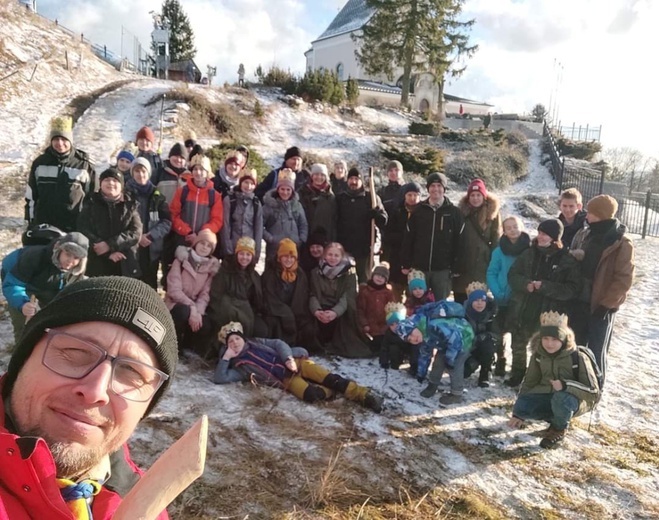 Orszak Trzech Króli 2022 na Górę Igliczną