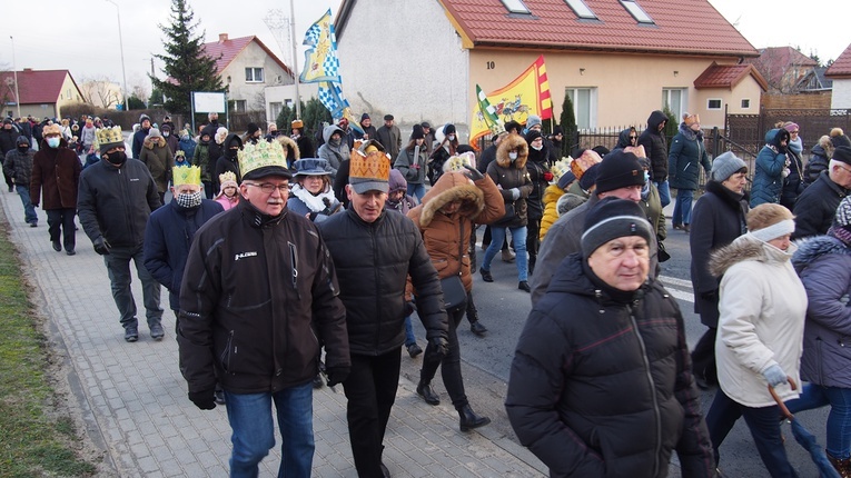 Orszak Trzech Króli 2022 w Brzegu Dolnym