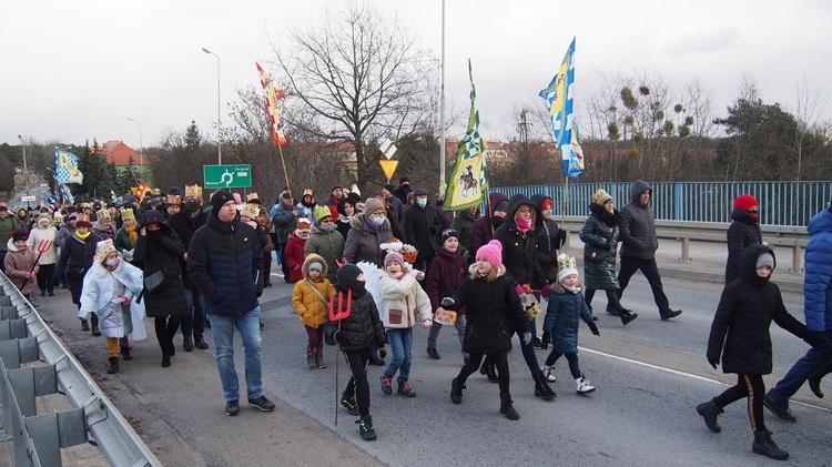 Orszak Trzech Króli 2022 w Brzegu Dolnym