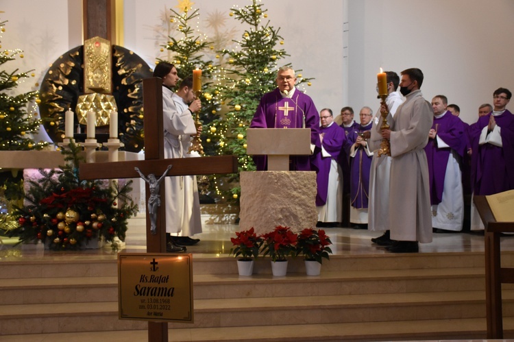 Pożegnanie śp. ks. Rafała Saramy