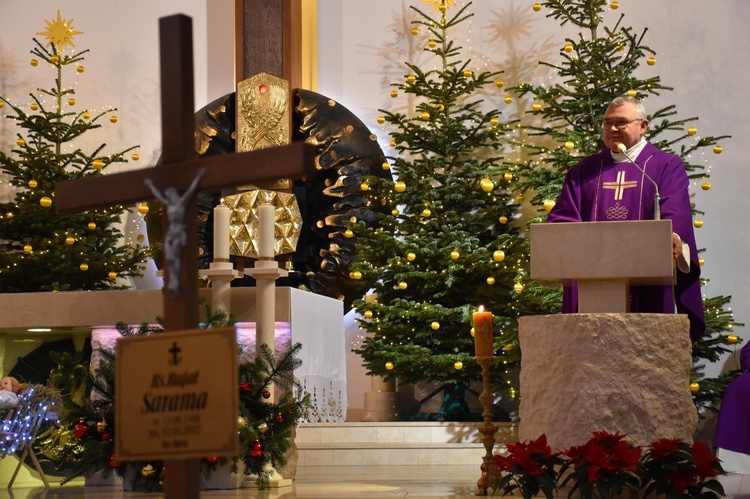 Pożegnanie śp. ks. Rafała Saramy