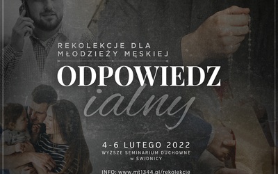 Plakat promujący wydarzenie w świdnickim seminarium.