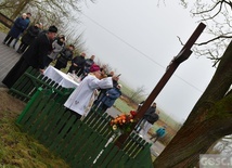 Mieszkańcy Rokitna postawili nowy przydrożny krzyż
